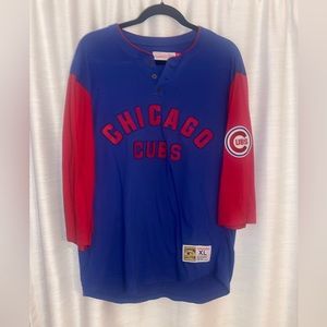 Mitchell & Ness Cubs Quarter Sleeve Shirt